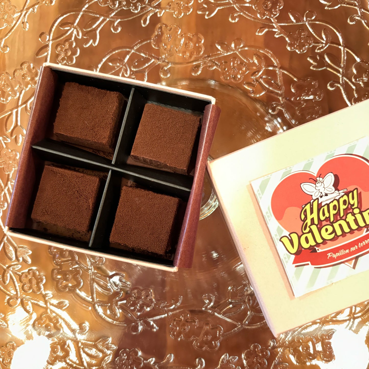 玄米生チョコ (玄米ラム生チョコ)
