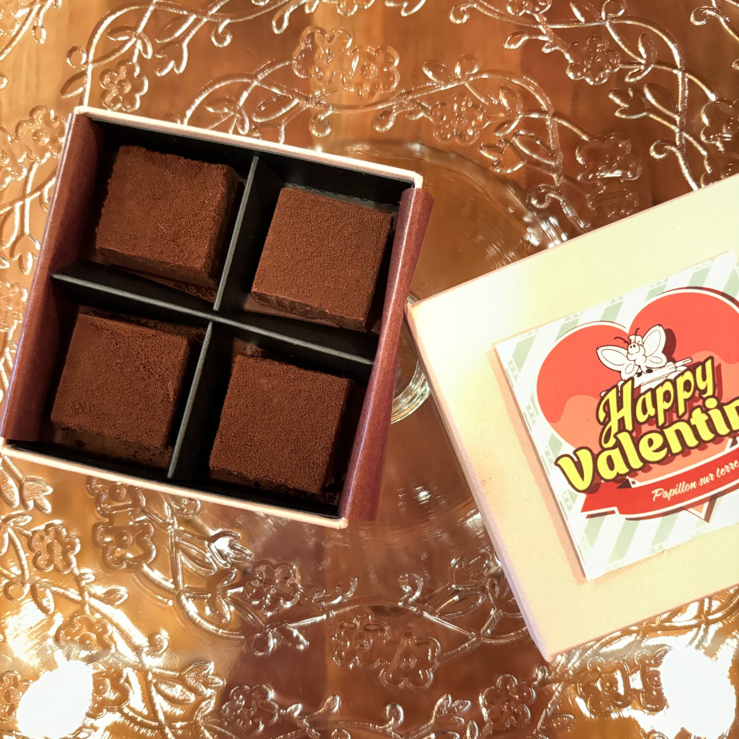 玄米生チョコ (玄米ラム生チョコ)