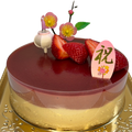 ひなムースケーキ　オーガニックあまおう（３月２日発送限定）