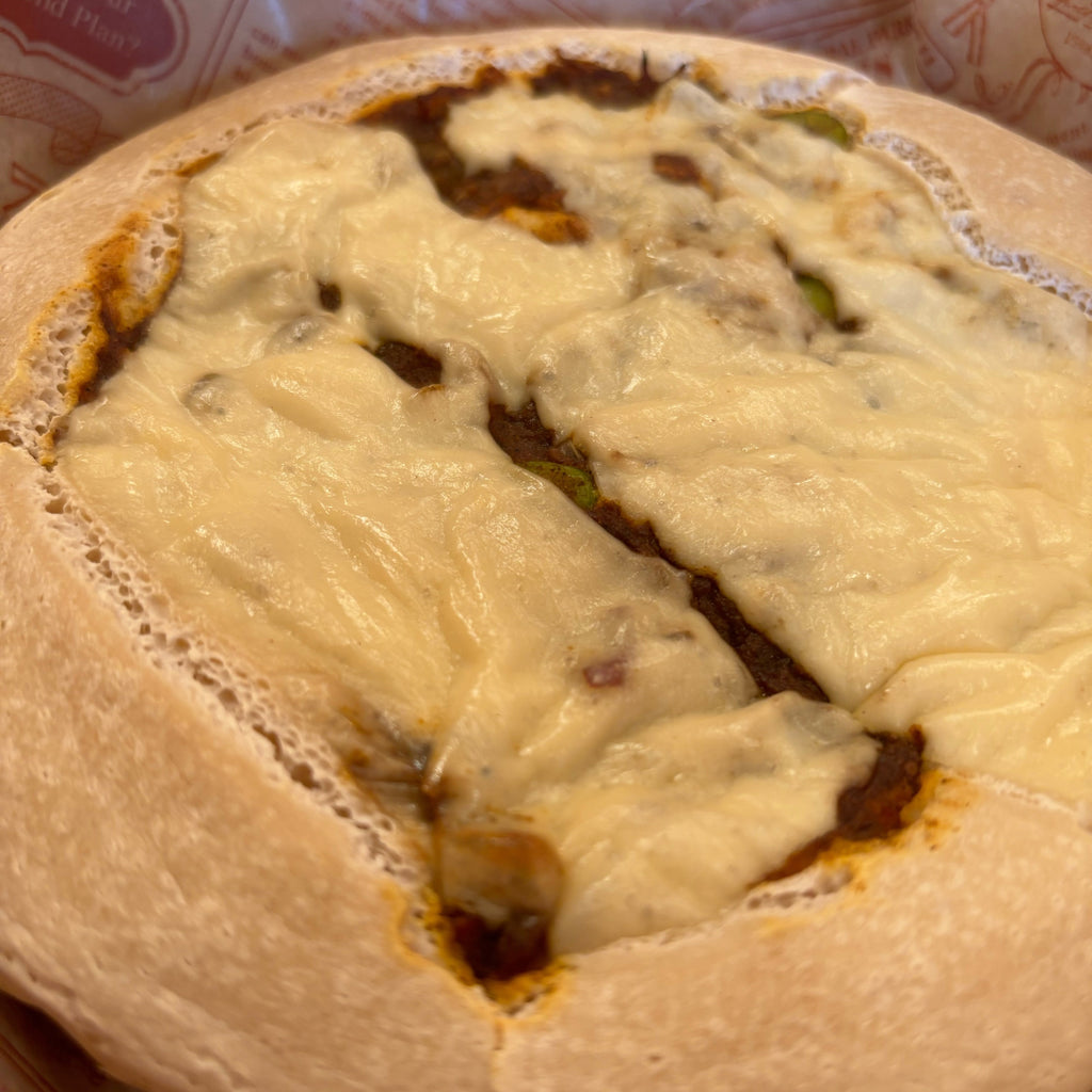 発芽玄米なま米ピザ（重ね煮カレー）